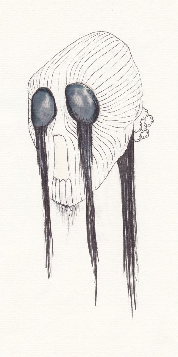 A mes fantômes, 2010, feutre sur papier A mes fantômes, 2010, feutre sur papier